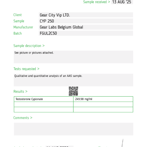 Ultima Cyp 250 USA - Image 2